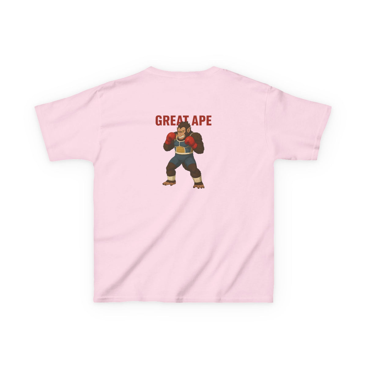 Kids Graphic Tee with Great Ape Design, Fun T-Shirt for Boys Girls, Cartoon Shirt, Birthday Gift, Playtime Apparel