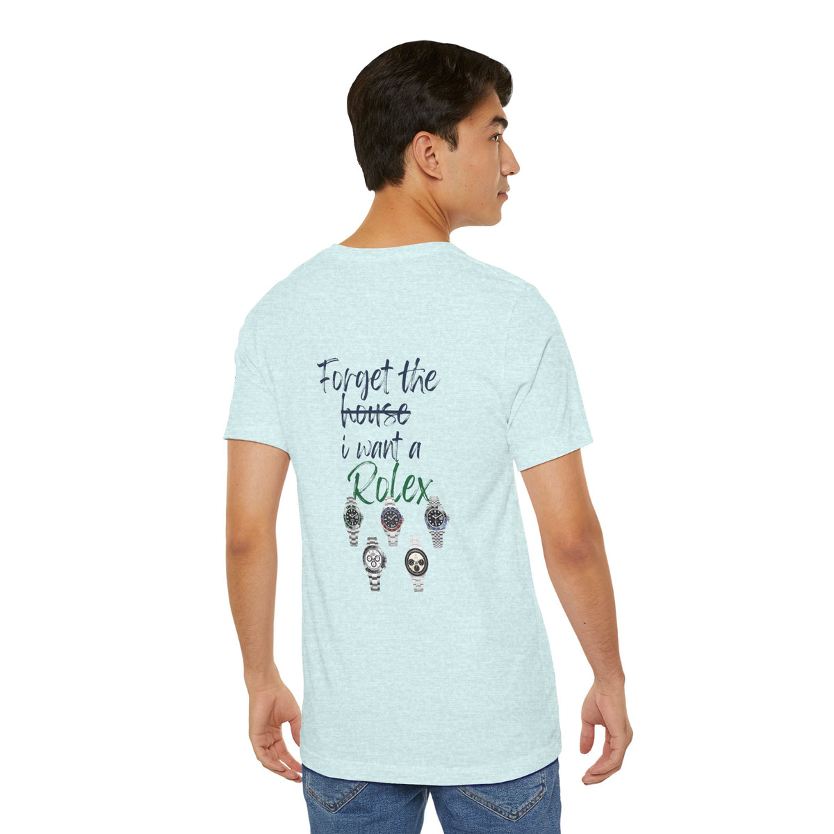 forget i want rolex Graphic Tee, Casual Summer Shirt, Marine Life T-Shirt, Gift for Sea Lovers,  high quality