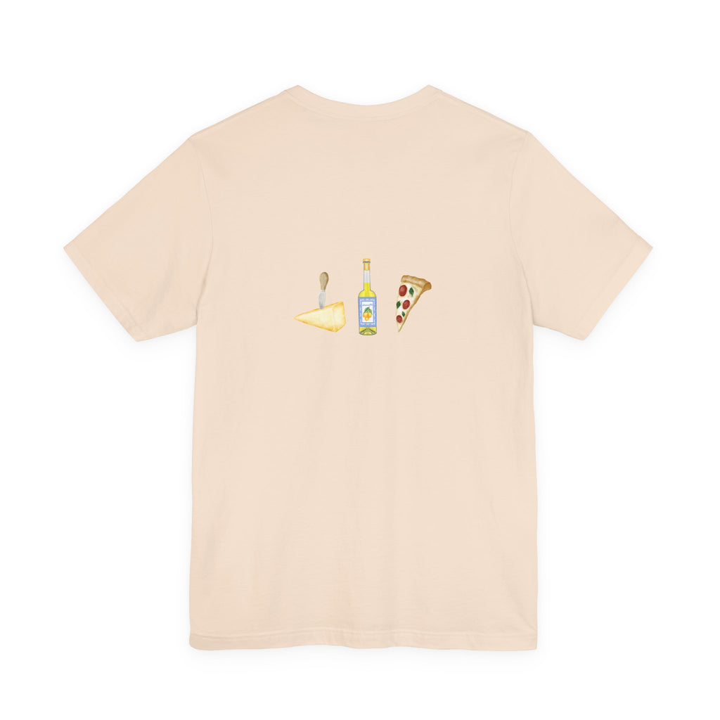 italian food Graphic Tee, Casual Summer Shirt, Marine Life T-Shirt, Gift for Sea Lovers,  high quality