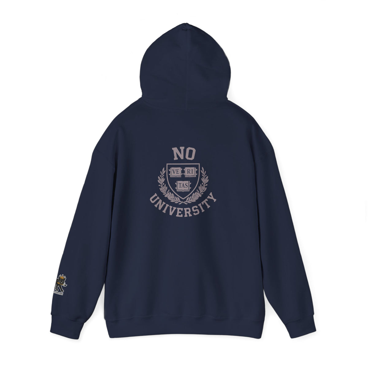 Unisex Hooded 'No University' , School Spirit