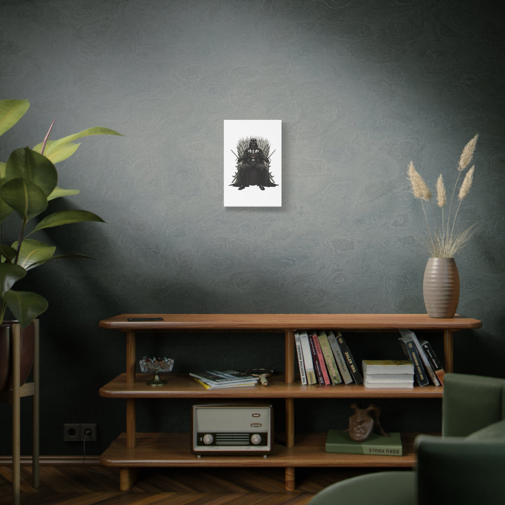 the lord darth vader , thrones of the galaxy   Wall Art, Matte Canvas Print, Home Decor, Sports Gift, Athletic Wall Decor, Gym Decoration