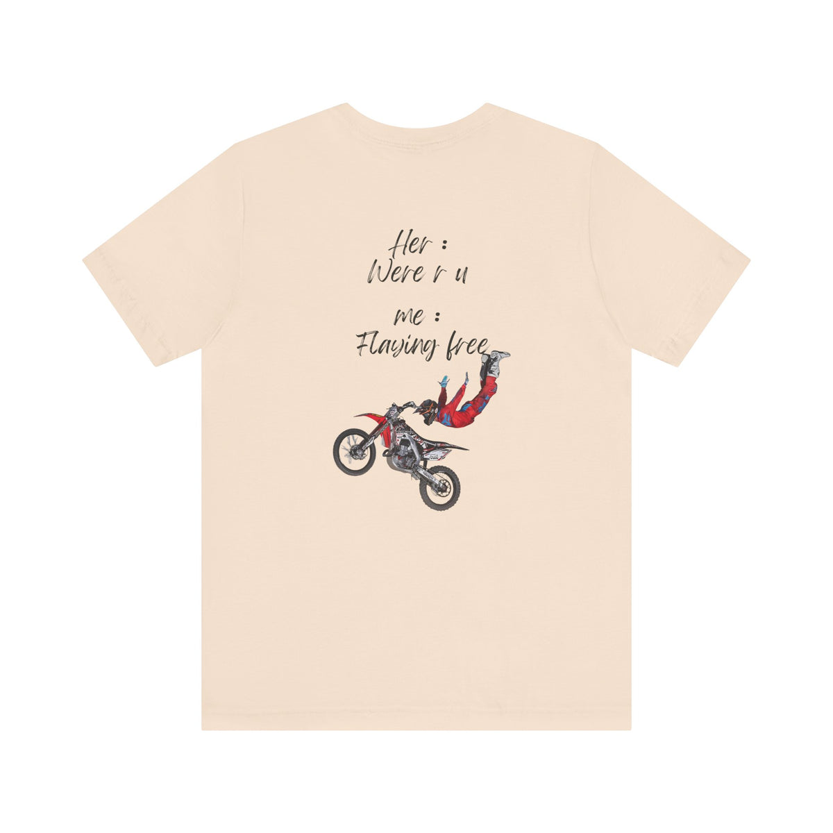 her where r u  ? me flaying free Graphic Tee, Casual Summer Shirt, Marine Life T-Shirt, Gift for Sea Lovers,  high quality