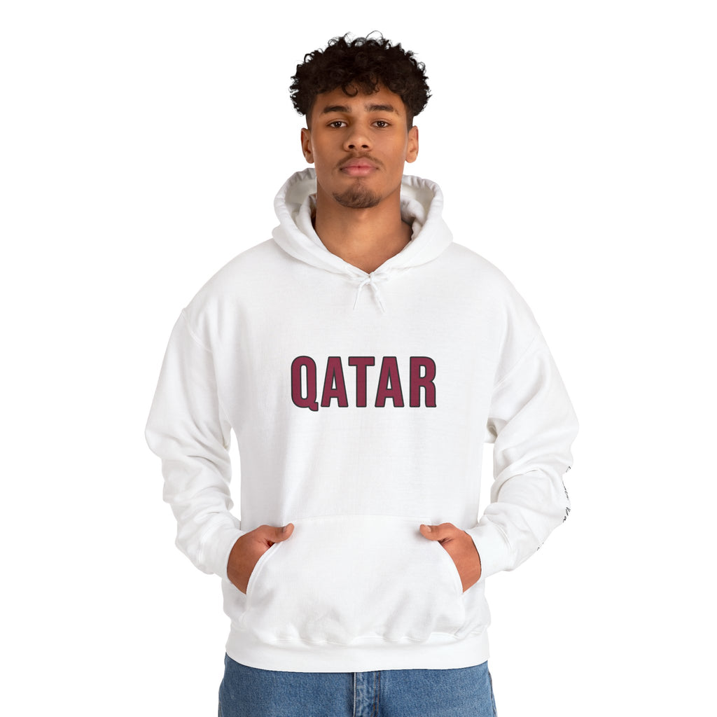 Qatar flag hoodie ,