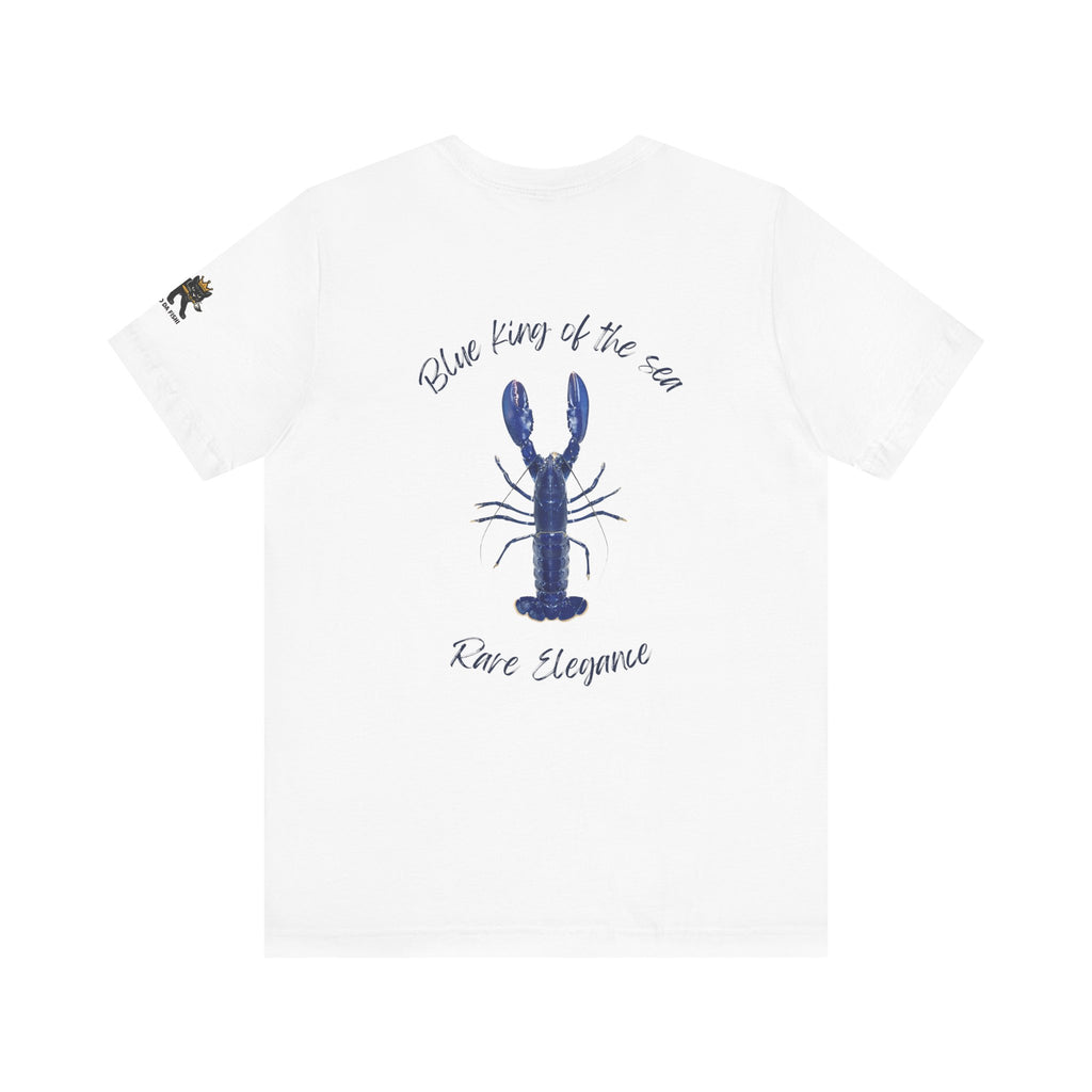blue king of sea Lobster Graphic Tee, Casual Summer Shirt, Marine Life T-Shirt, Gift for Sea Lovers,  high quality