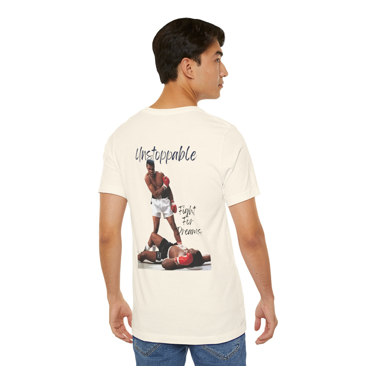 fight for dreams mohamed ali boxer Graphic Tee, Casual Summer Shirt, Marine Life T-Shirt, Gift for Sea Lovers,  high quality