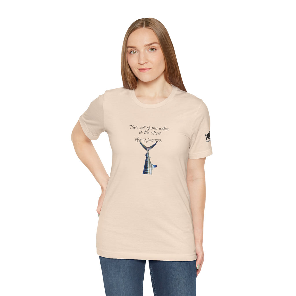 story of my journe  Graphic Tee, Casual Summer Shirt, Marine Life T-Shirt, Gift for Sea Lovers,  high quality