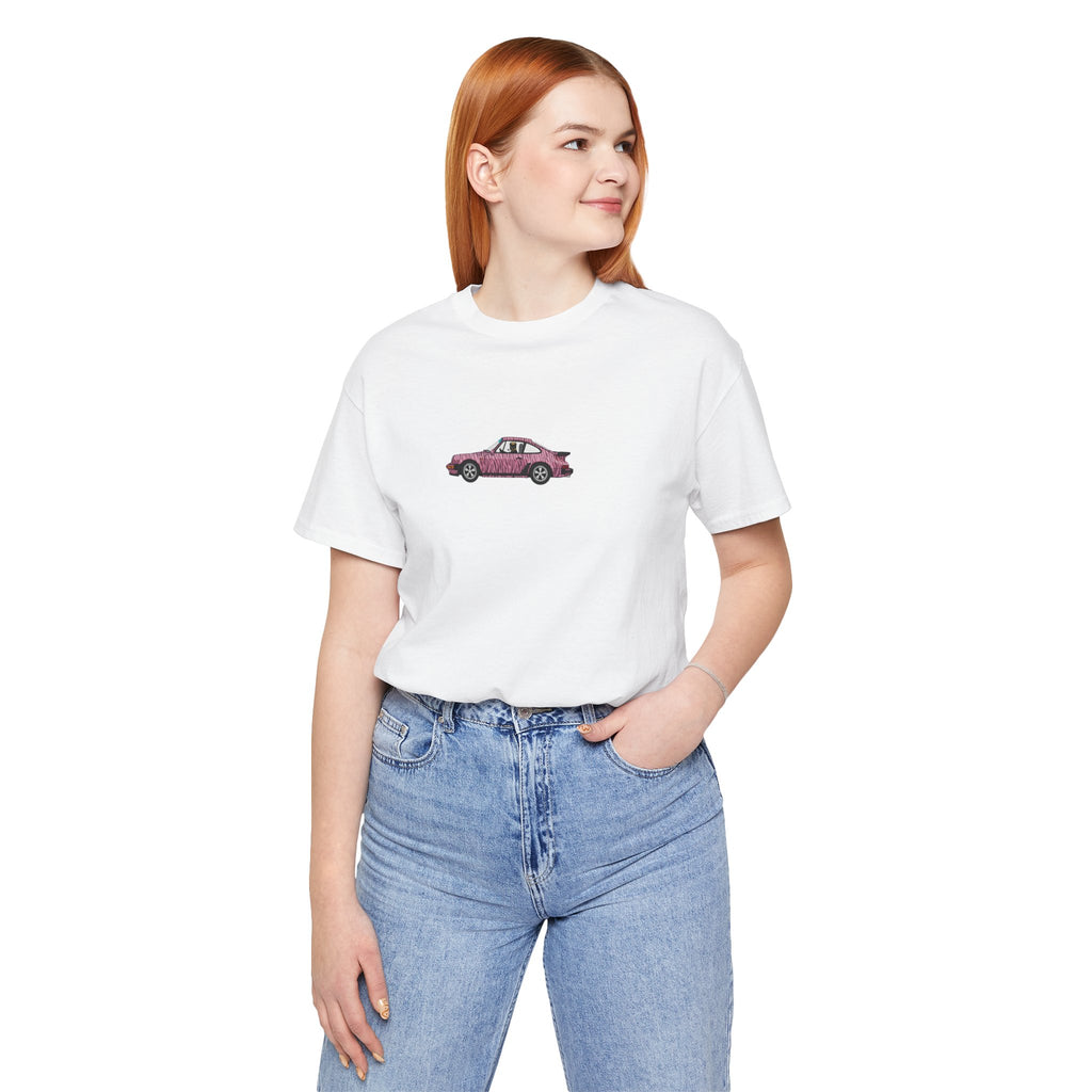 911 pink car unisex , high quality