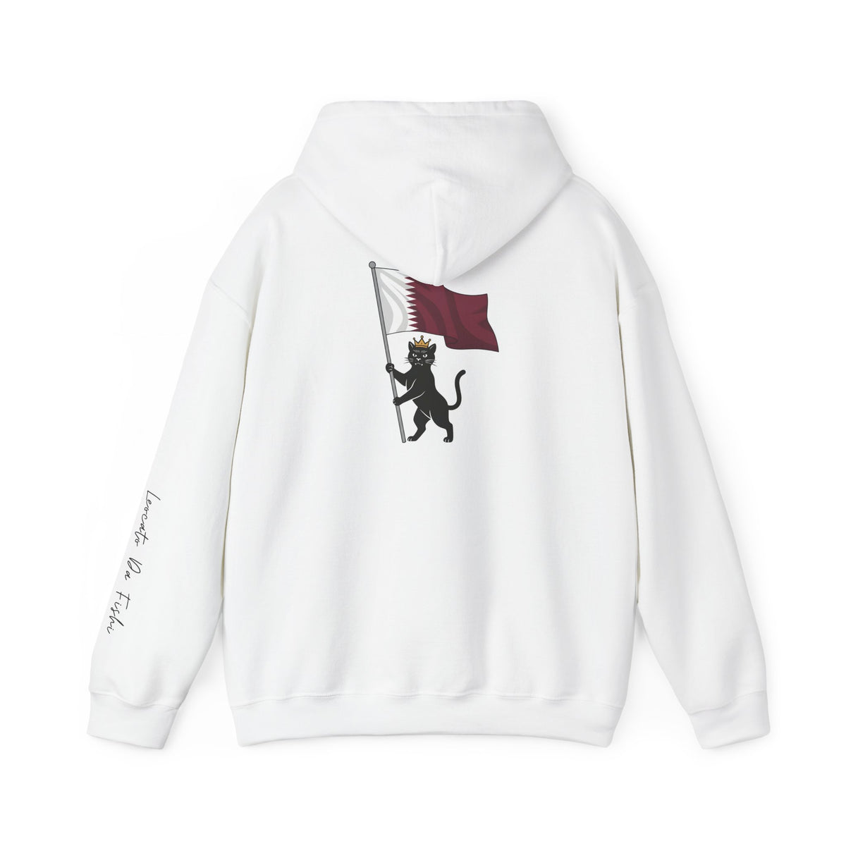 Qatar flag hoodie ,