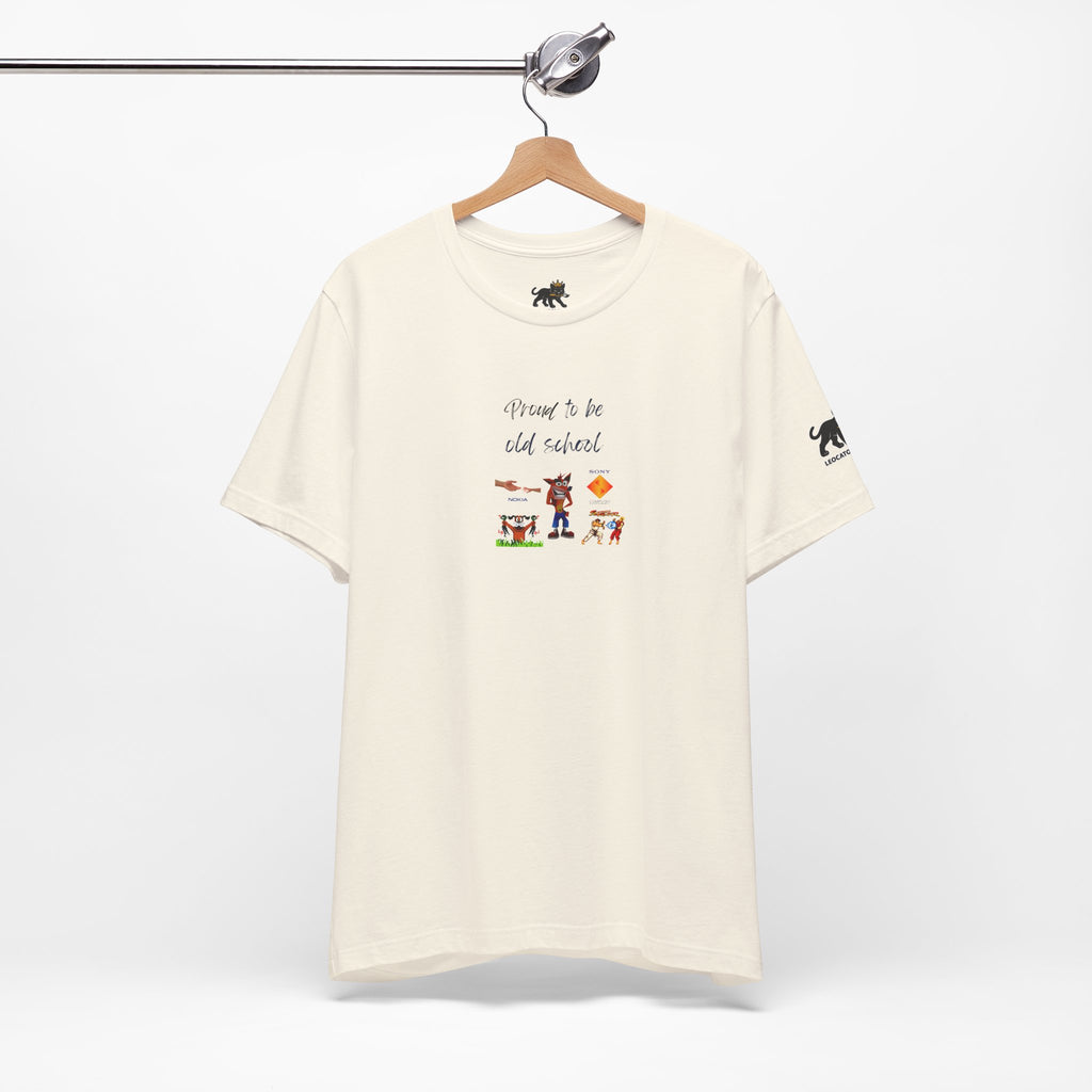 proud to be old school   Graphic Tee, Casual Summer Shirt, Marine Life T-Shirt, Gift for Sea Lovers,  high quality