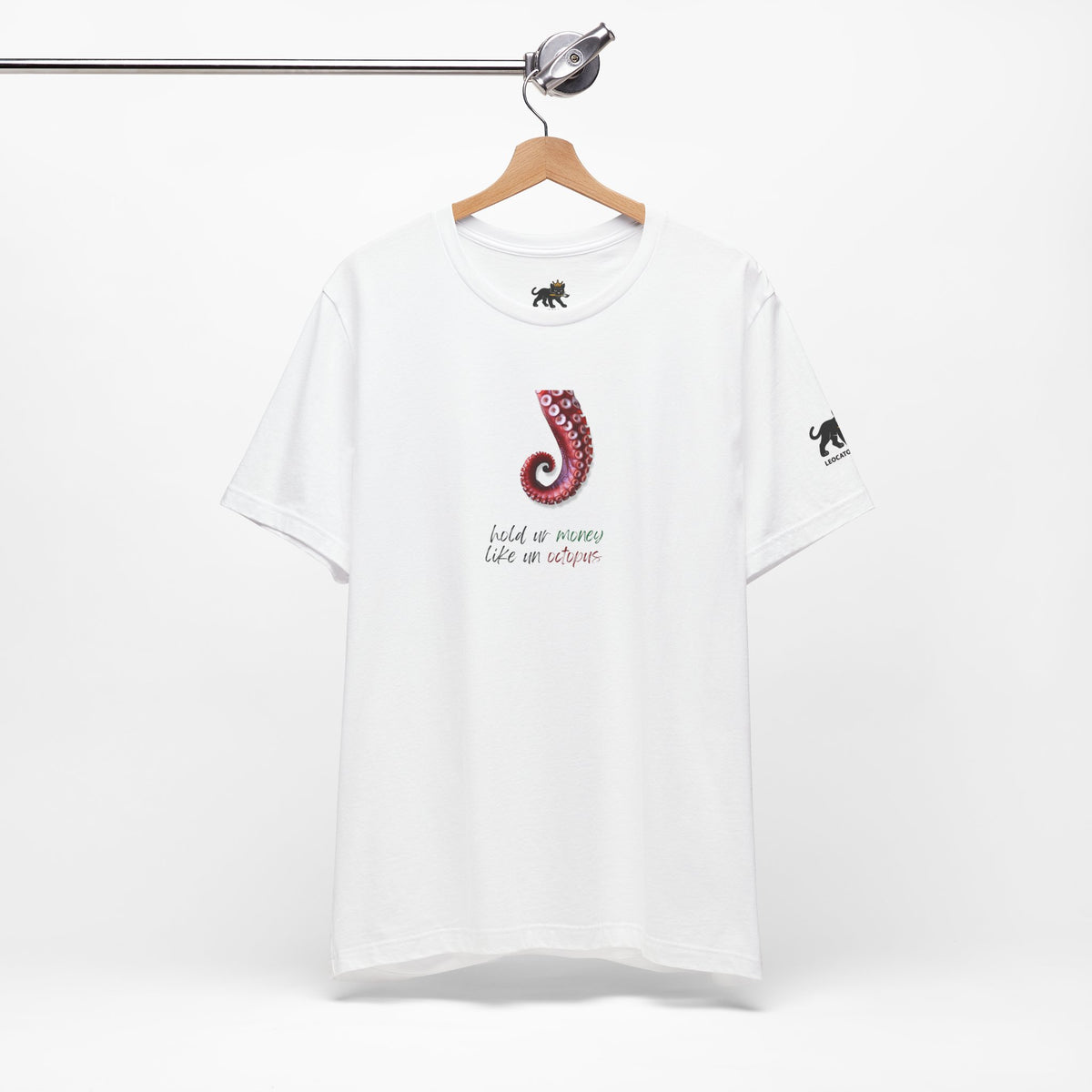 hold ur money like an octopus  Graphic Tee, Casual Summer Shirt, Marine Life T-Shirt, Gift for Sea Lovers,  high quality