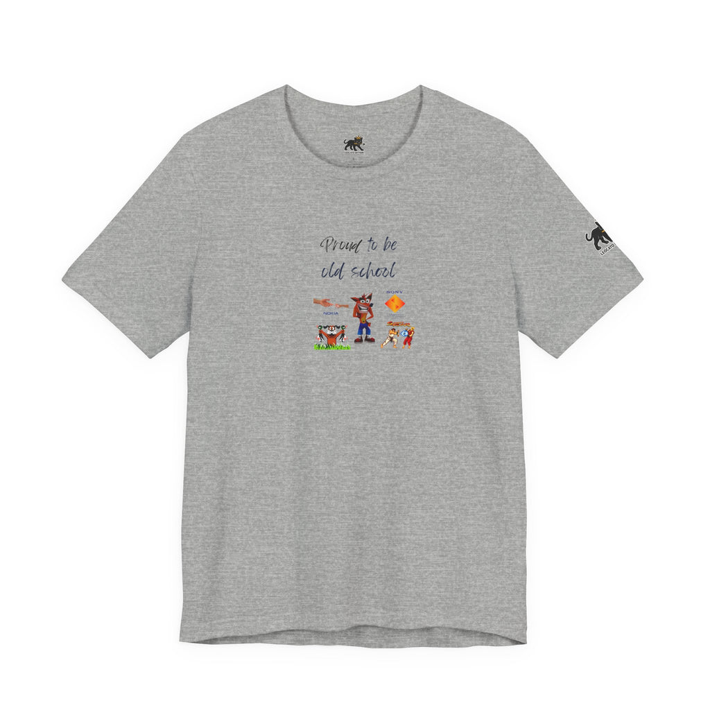 proud to be old school   Graphic Tee, Casual Summer Shirt, Marine Life T-Shirt, Gift for Sea Lovers,  high quality