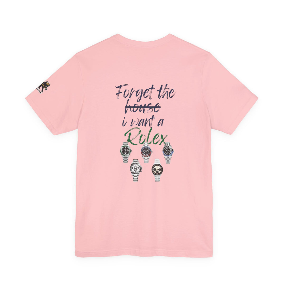 forget i want rolex Graphic Tee, Casual Summer Shirt, Marine Life T-Shirt, Gift for Sea Lovers,  high quality