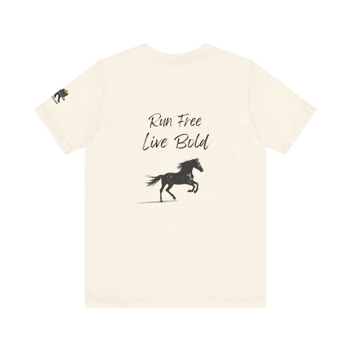 run free live bold Graphic Tee, Casual Summer Shirt, Marine Life T-Shirt, Gift for Sea Lovers,  high quality