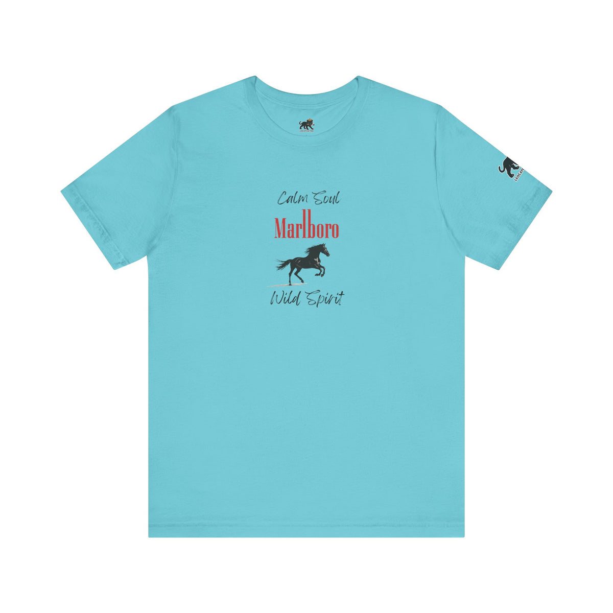 calm soul wild spirit Graphic Tee, Casual Summer Shirt, Marine Life T-Shirt, Gift for Sea Lovers,  high quality