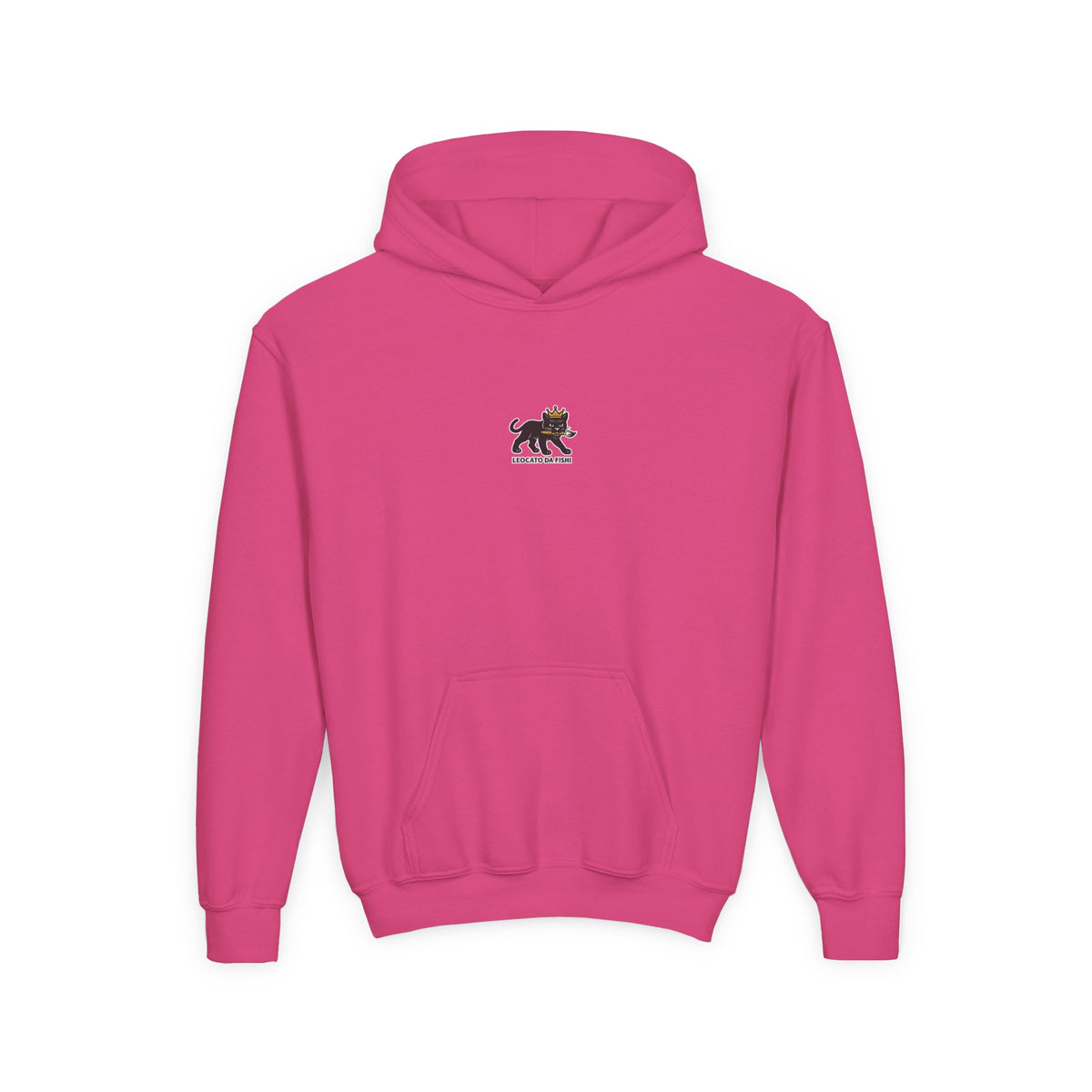 Youth Heavy Blend Hooded Sweatshirt with 'Leccato da Fish' Design - Cozy Gift for Teens, Memory Keepsake, Casual Wear, Birthday .