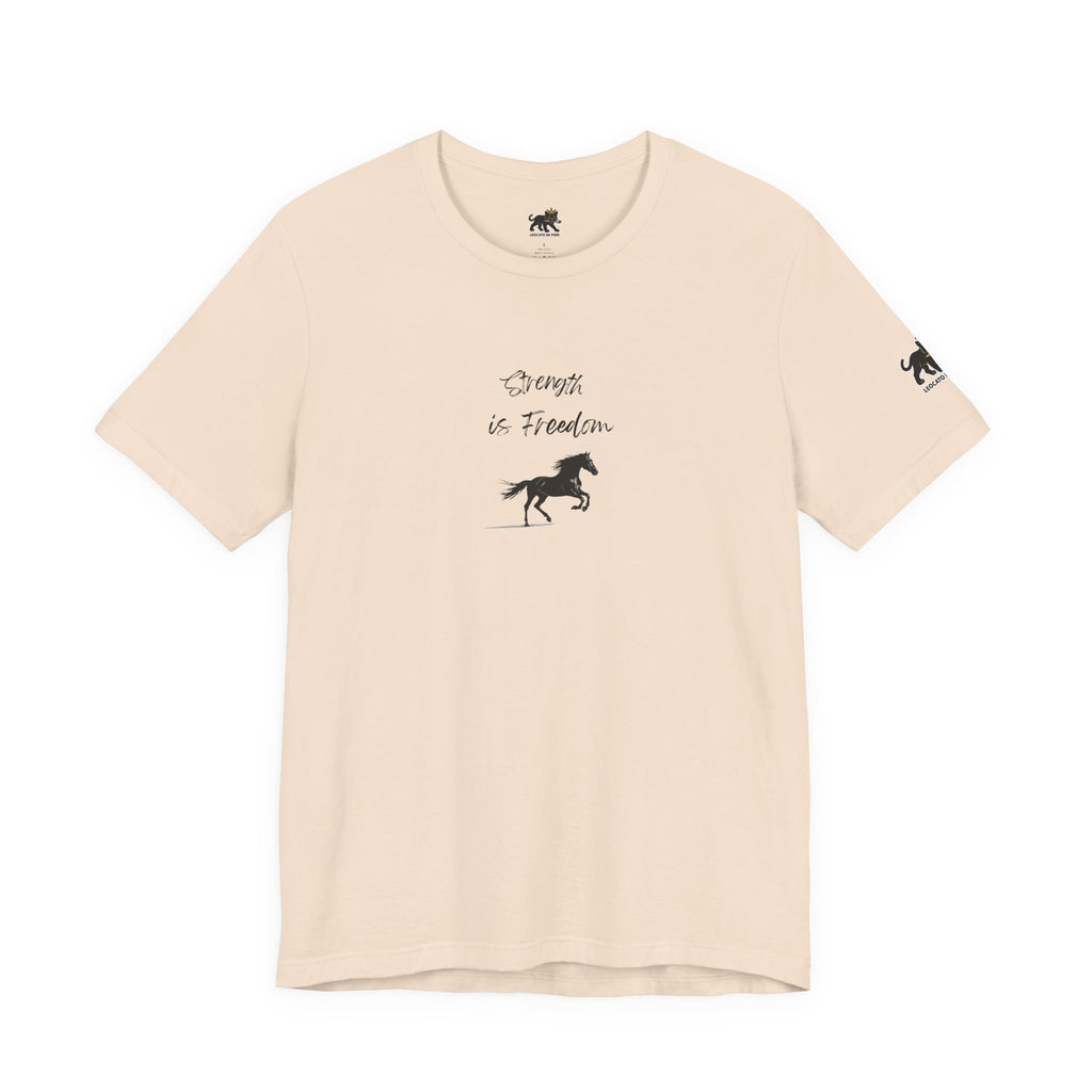 strength is freedom Graphic Tee, Casual Summer Shirt, Marine Life T-Shirt, Gift for Sea Lovers,  high quality