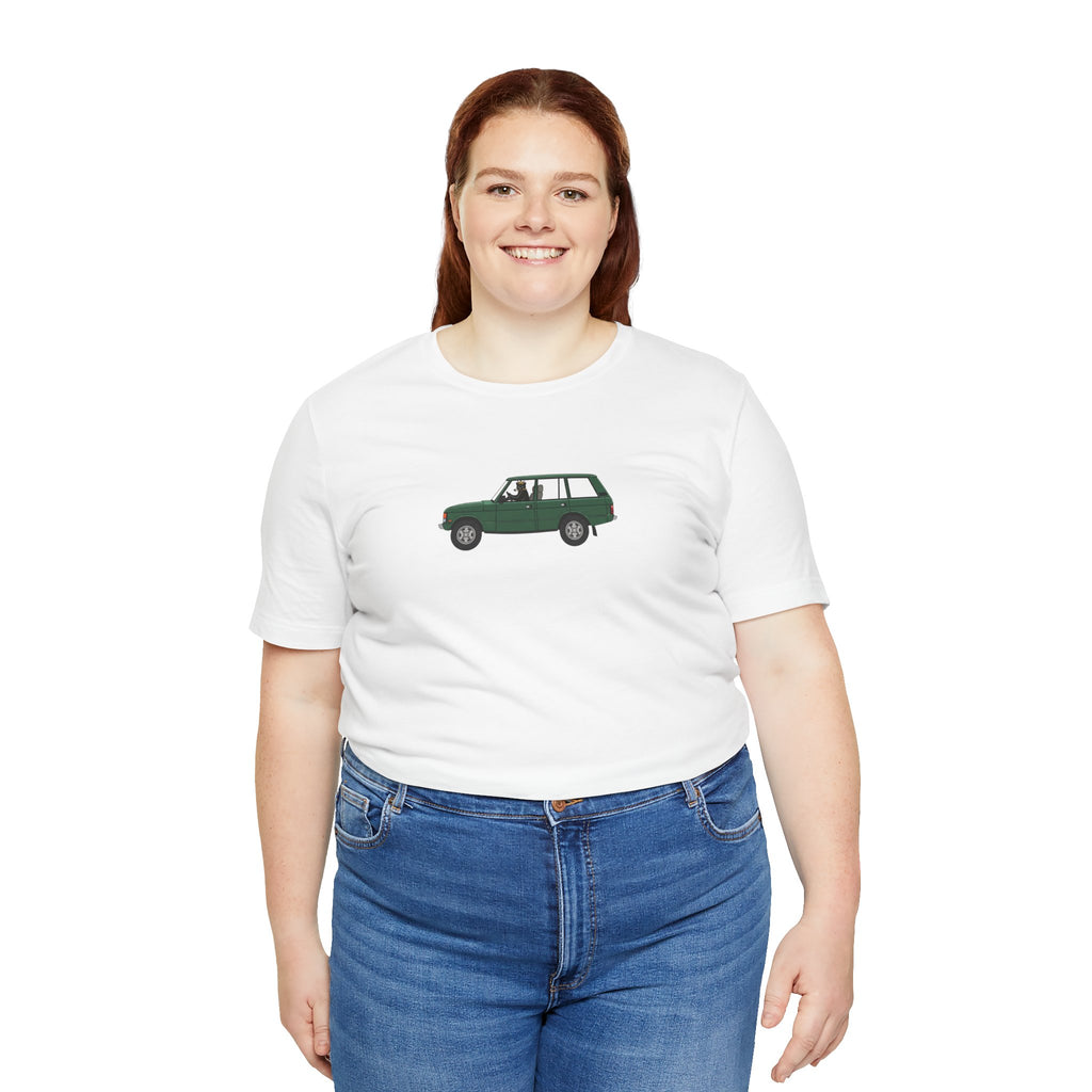 green land rover classic car Stylish , high quality