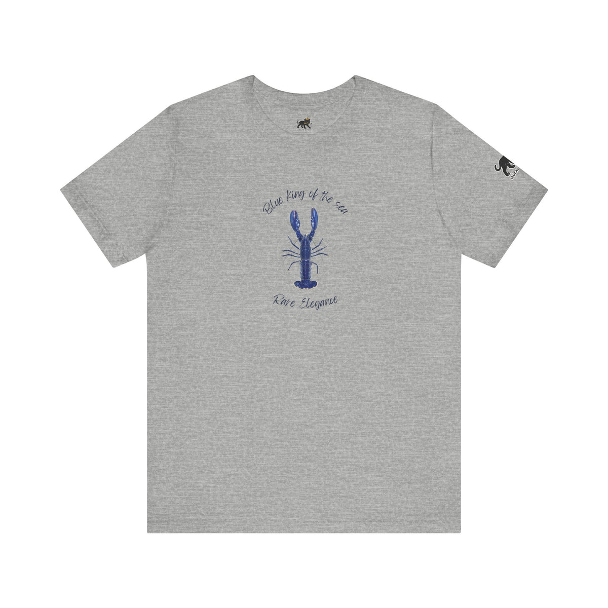 blue king of sea Lobster Graphic Tee, Casual Summer Shirt, Marine Life T-Shirt, Gift for Sea Lovers,  high quality