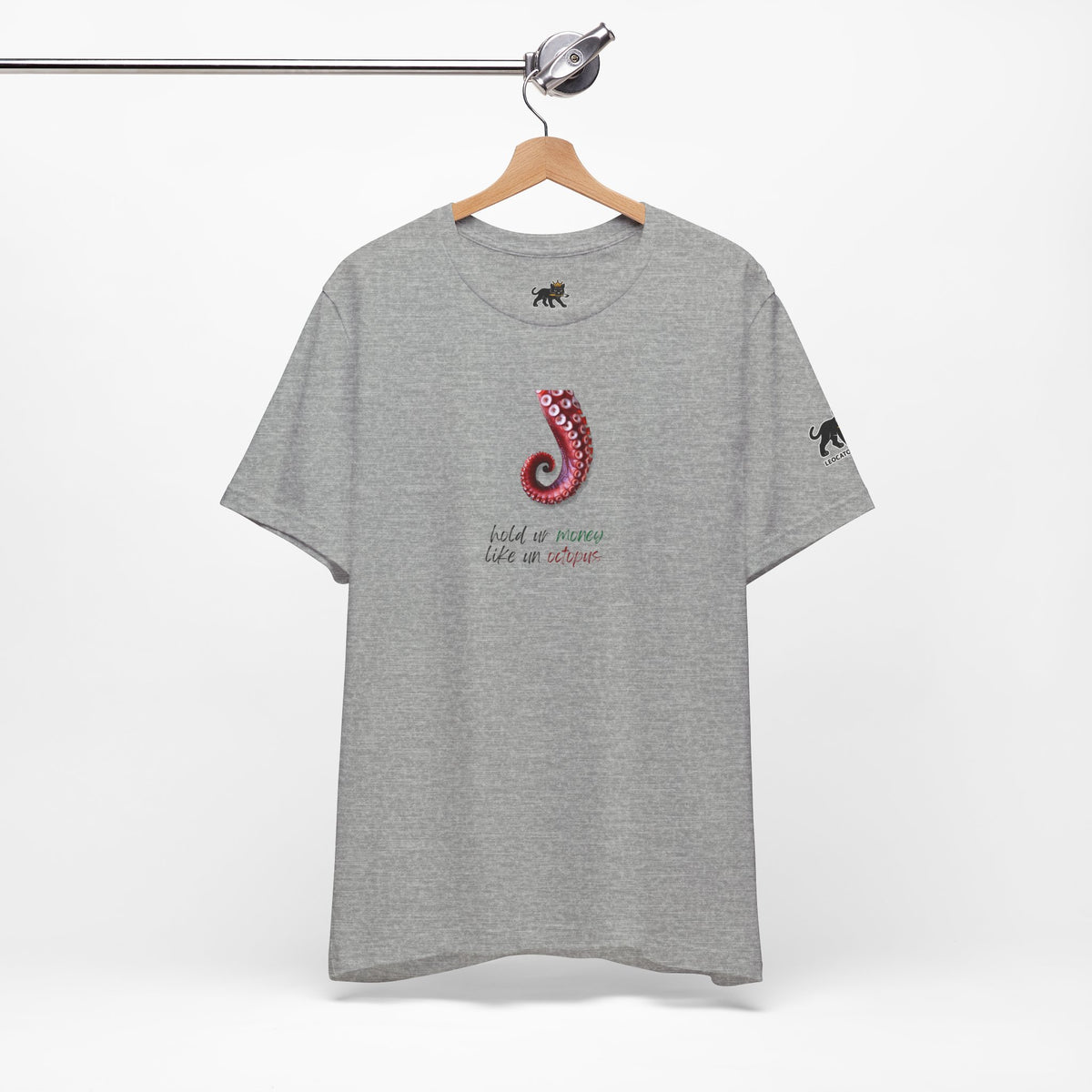 hold ur money like an octopus  Graphic Tee, Casual Summer Shirt, Marine Life T-Shirt, Gift for Sea Lovers,  high quality