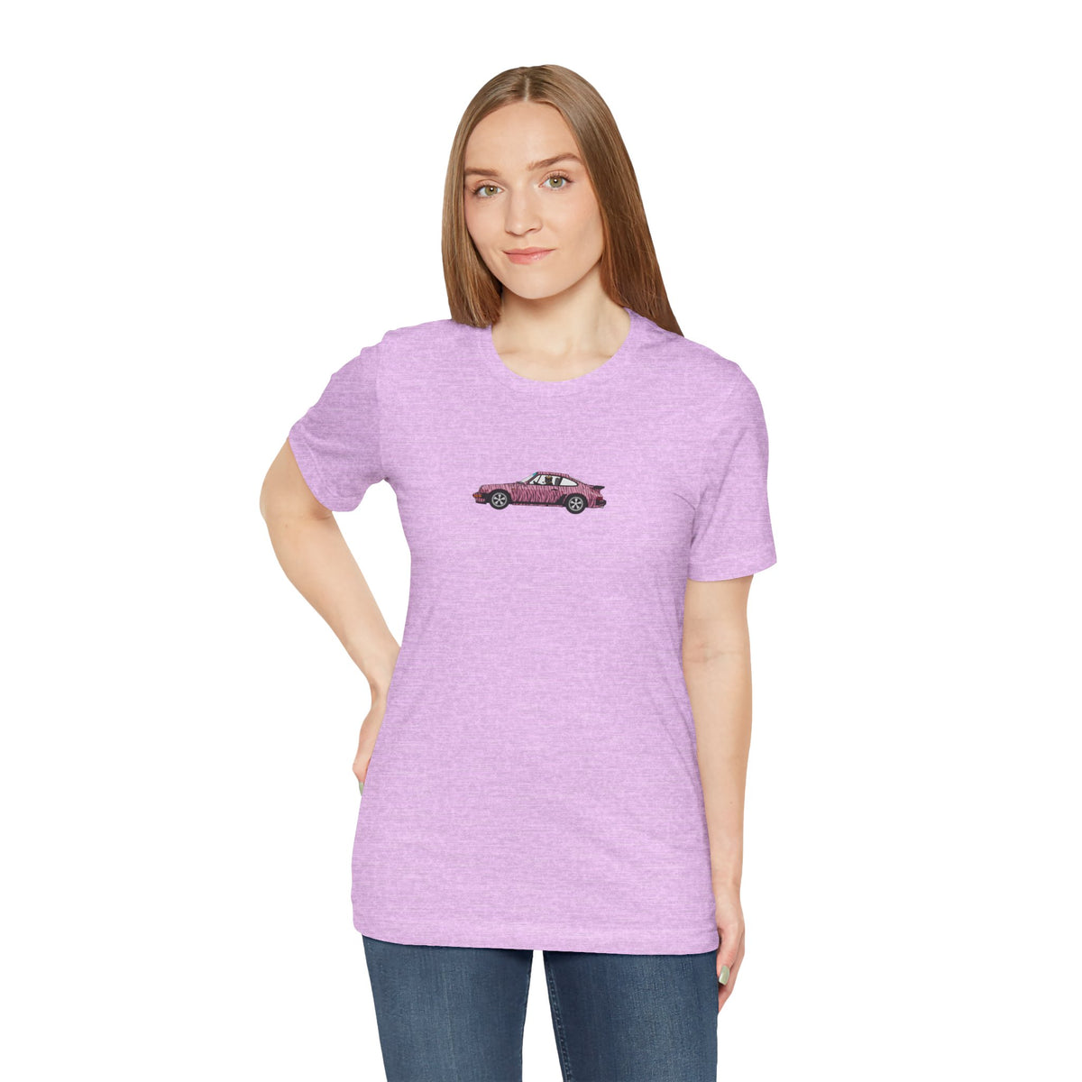 911 pink car unisex , high quality