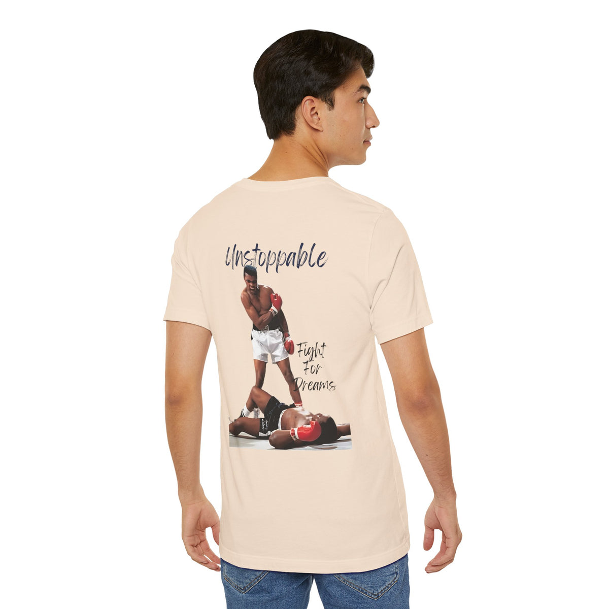 fight for dreams mohamed ali boxer Graphic Tee, Casual Summer Shirt, Marine Life T-Shirt, Gift for Sea Lovers,  high quality