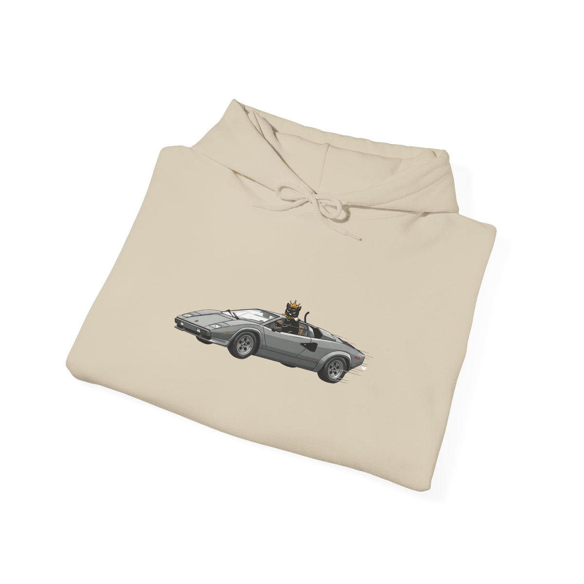 Lamborghini Countach Turbo Hooded Sweatshirt,