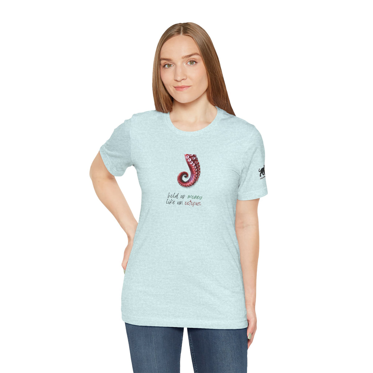 hold ur money like an octopus  Graphic Tee, Casual Summer Shirt, Marine Life T-Shirt, Gift for Sea Lovers,  high quality