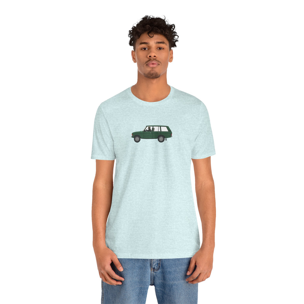 green land rover classic car Stylish , high quality