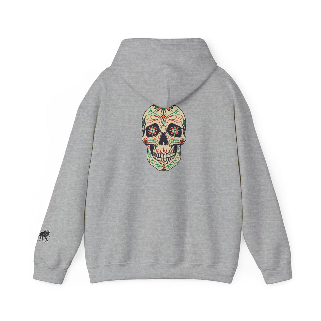 skull Hooded Sweatshirt, Unisex Casual Hoodie, Perfect Gift for Friends, Inspiring Apparel, Comfortable Daily Wear