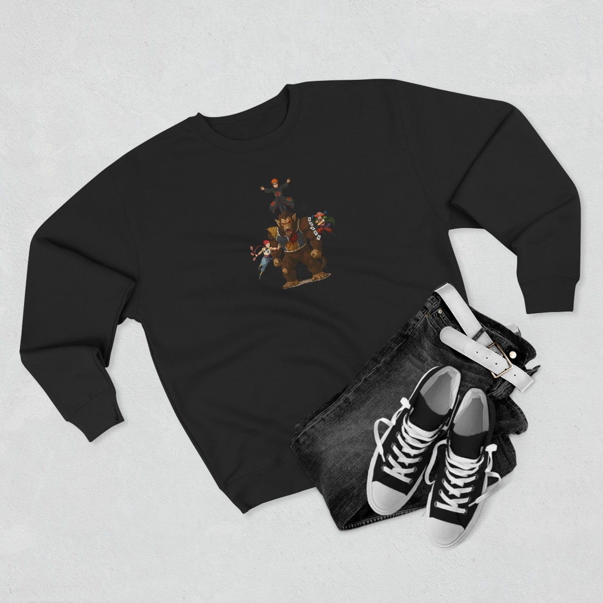 big fight Unisex Cartoon Sweatshirt with Fun Character Design, Graphic Sweatshirt for Fans, Cozy Gift for Birthdays, Casual Wear, Unique Apparel