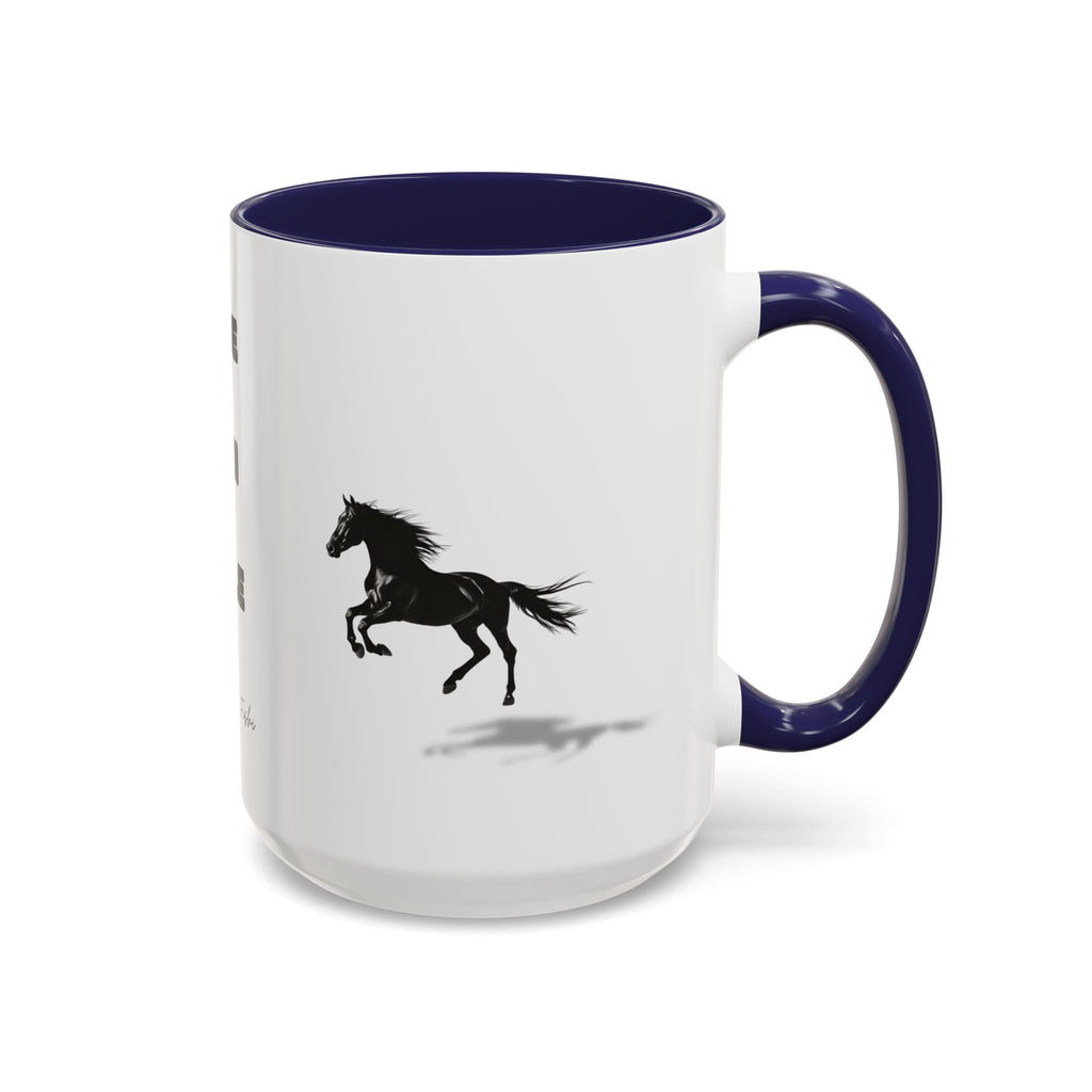 horse rise run  Coffee Mug (11, 15oz)