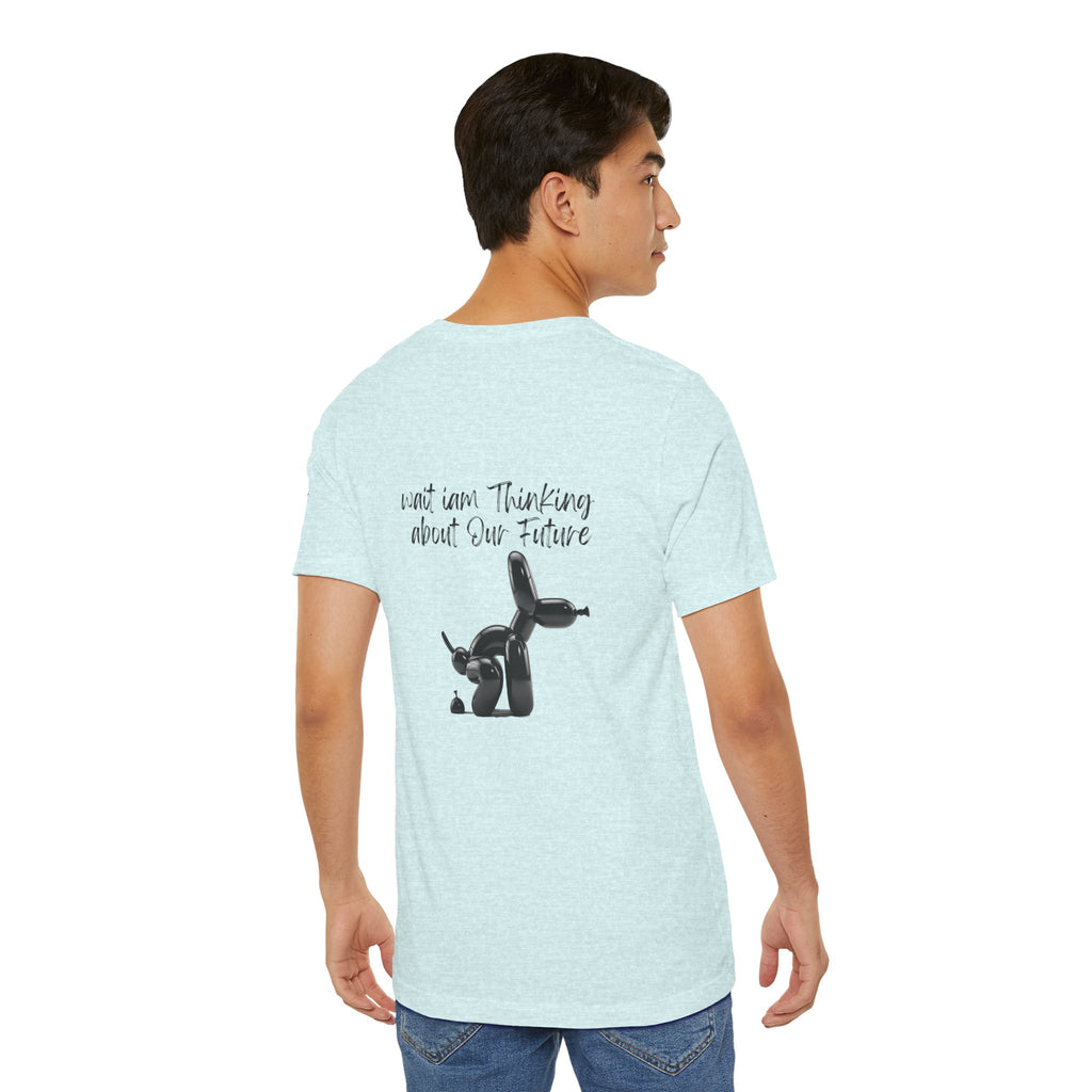 wait iam thinking about our future Graphic Tee, Casual Summer Shirt, Marine Life T-Shirt, Gift for Sea Lovers,  high quality