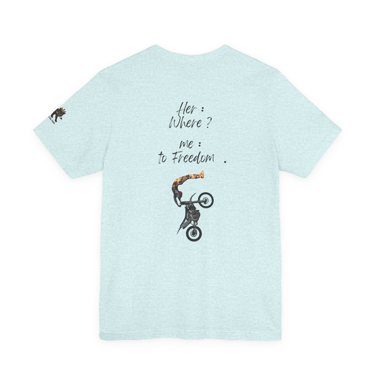 her where ? me to freedom Graphic Tee, Casual Summer Shirt, Marine Life T-Shirt, Gift for Sea Lovers,  high quality