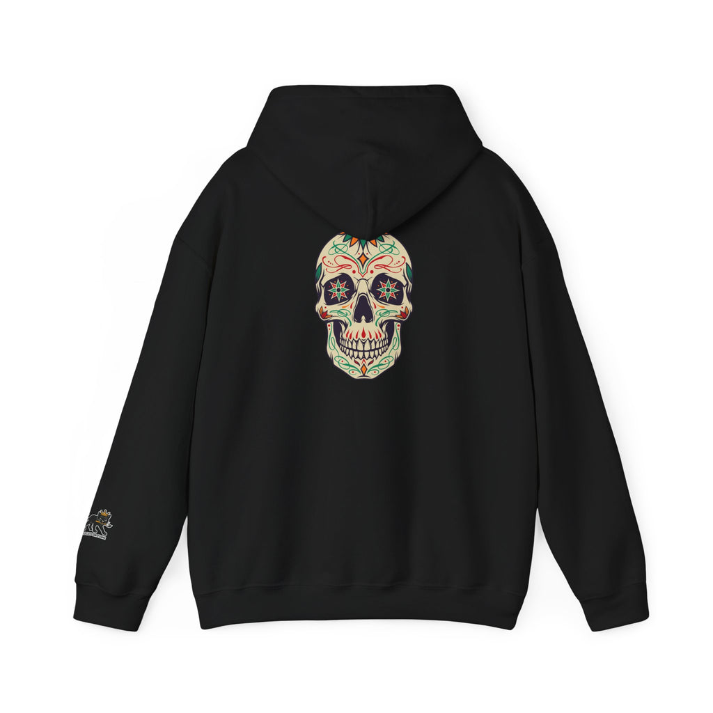 skull Hooded Sweatshirt, Unisex Casual Hoodie, Perfect Gift for Friends, Inspiring Apparel, Comfortable Daily Wear