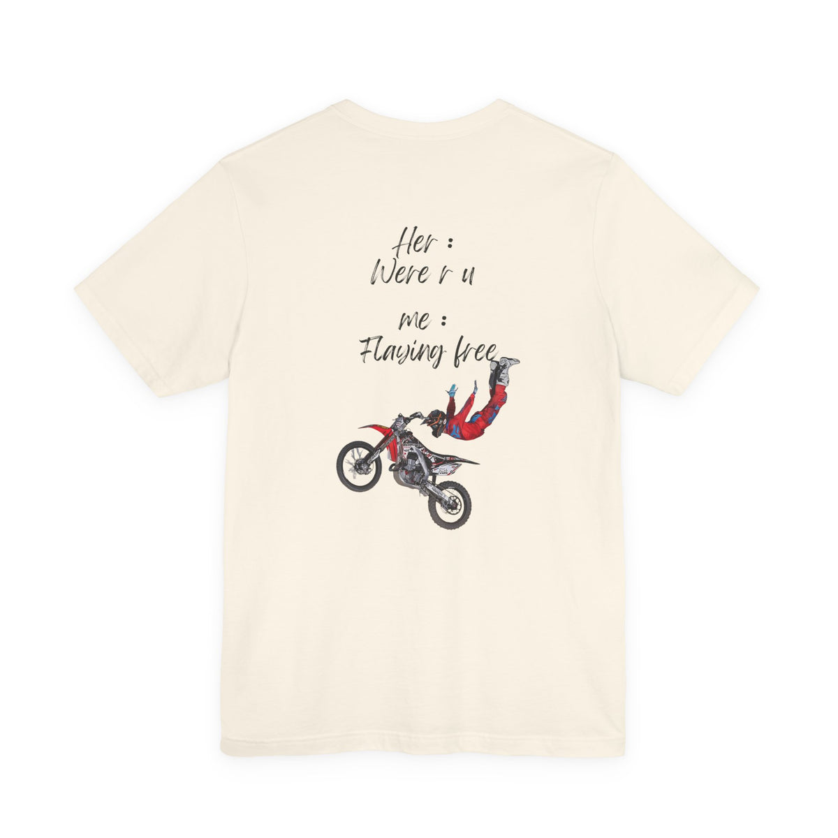 her where r u  ? me flaying free Graphic Tee, Casual Summer Shirt, Marine Life T-Shirt, Gift for Sea Lovers,  high quality