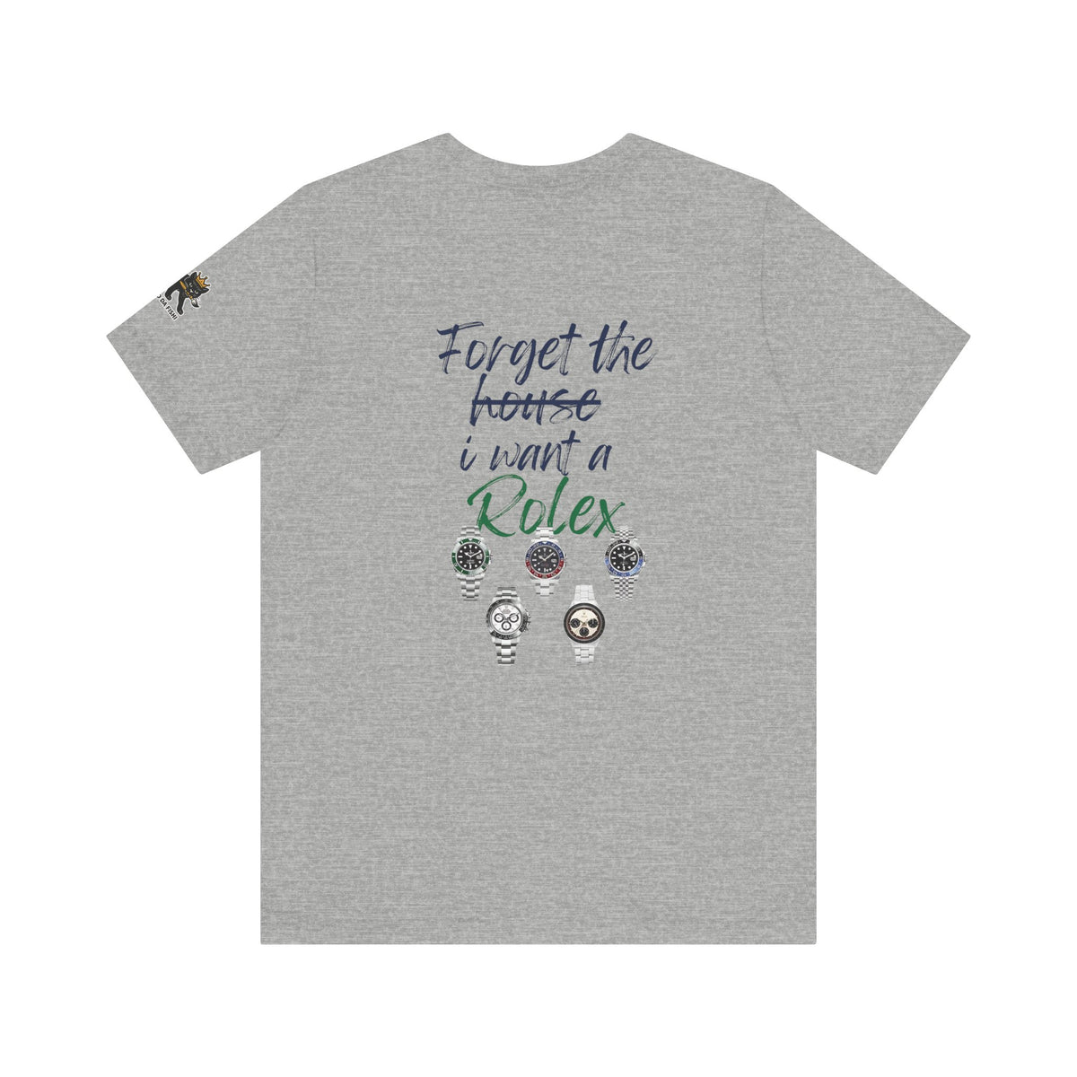 forget i want rolex Graphic Tee, Casual Summer Shirt, Marine Life T-Shirt, Gift for Sea Lovers,  high quality