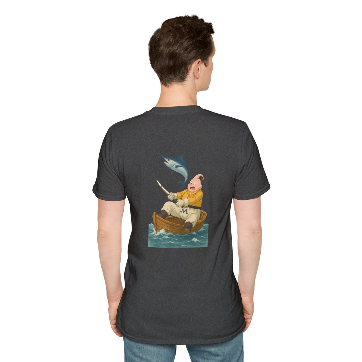 Fishing buu Unisex T-Shirt, Casual Wear, Gift for Fishermen, Outdoor Adventure Shirt, Summer Apparel, Fishing Enthusiast Tee