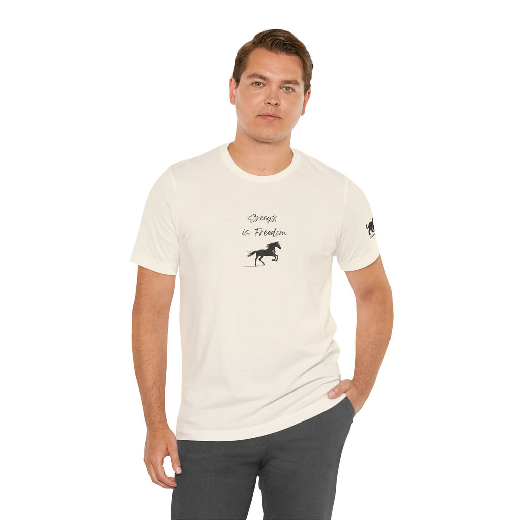 strength is freedom Graphic Tee, Casual Summer Shirt, Marine Life T-Shirt, Gift for Sea Lovers,  high quality