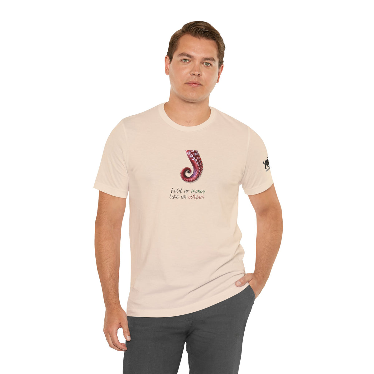 hold ur money like an octopus  Graphic Tee, Casual Summer Shirt, Marine Life T-Shirt, Gift for Sea Lovers,  high quality