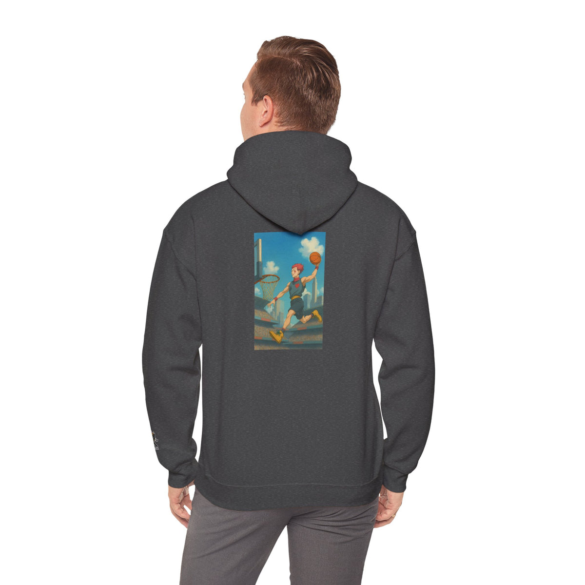 Hisoka basketball Unisex Heavy Blend™ Hooded Sweatshirt