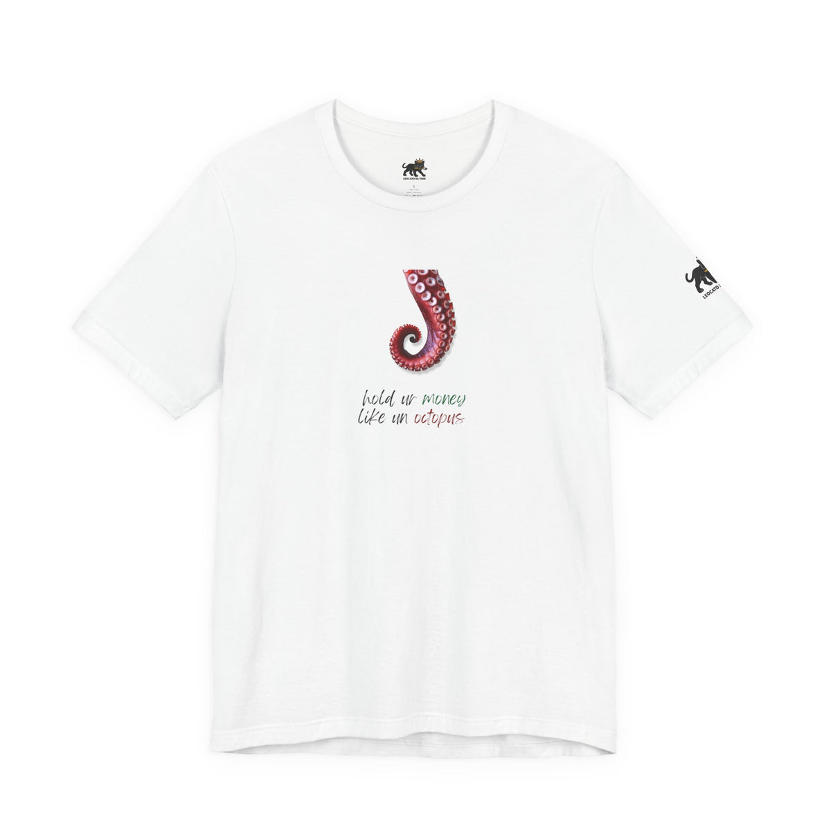 hold ur money like an octopus  Graphic Tee, Casual Summer Shirt, Marine Life T-Shirt, Gift for Sea Lovers,  high quality