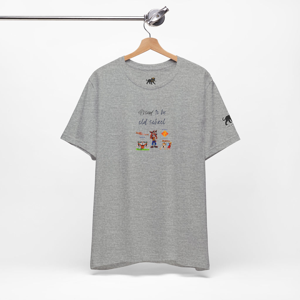 proud to be old school   Graphic Tee, Casual Summer Shirt, Marine Life T-Shirt, Gift for Sea Lovers,  high quality