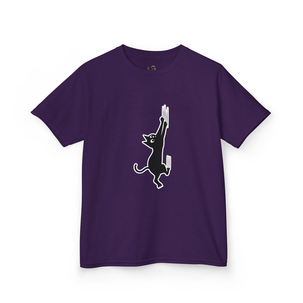 Playful Cat Kids Tee - Cute Cotton T-Shirt,