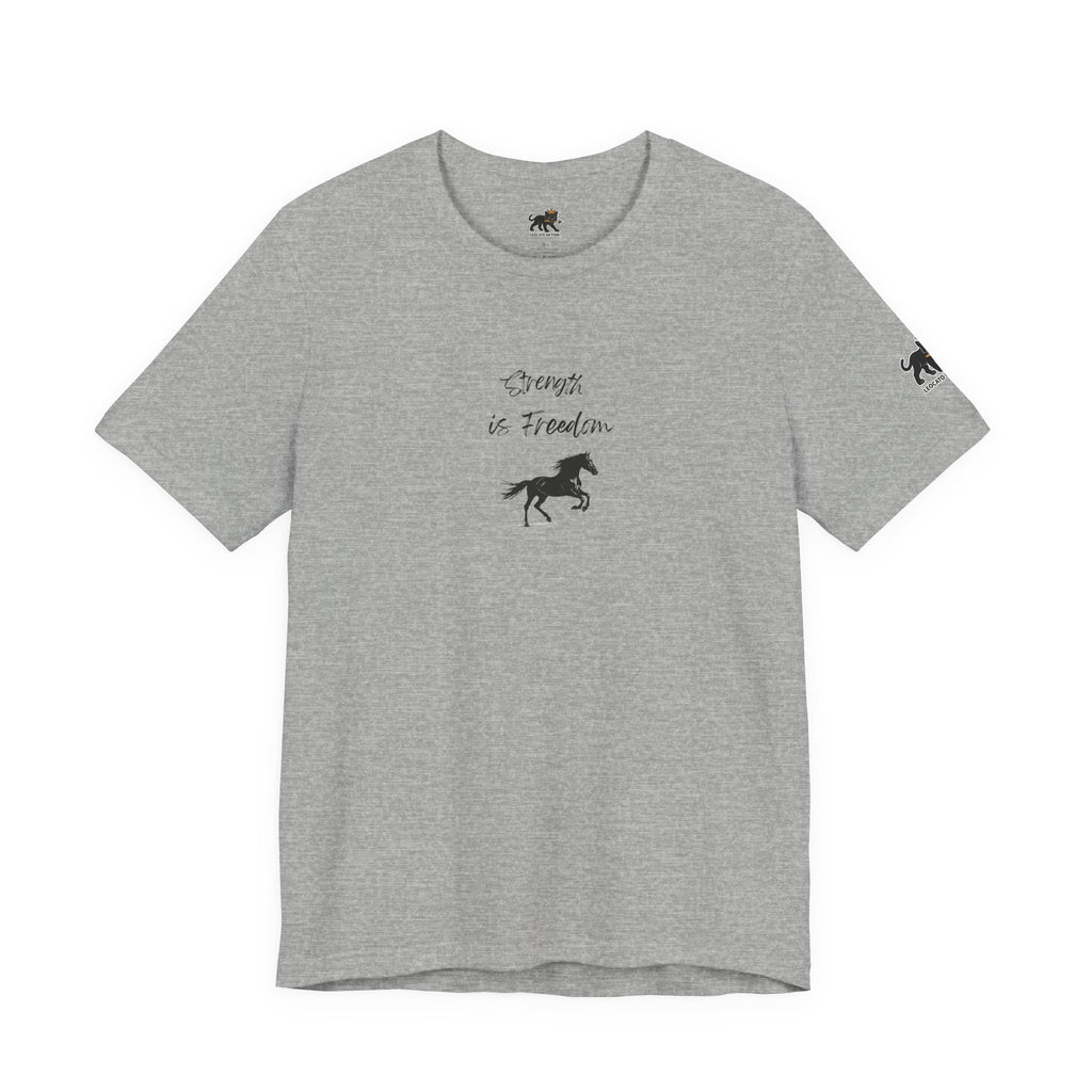 strength is freedom Graphic Tee, Casual Summer Shirt, Marine Life T-Shirt, Gift for Sea Lovers,  high quality