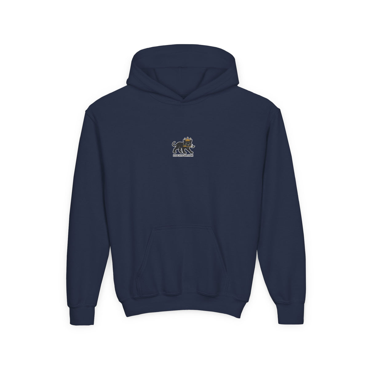 Youth Heavy Blend Hooded Sweatshirt with 'Leccato da Fish' Design - Cozy Gift for Teens, Memory Keepsake, Casual Wear, Birthday .
