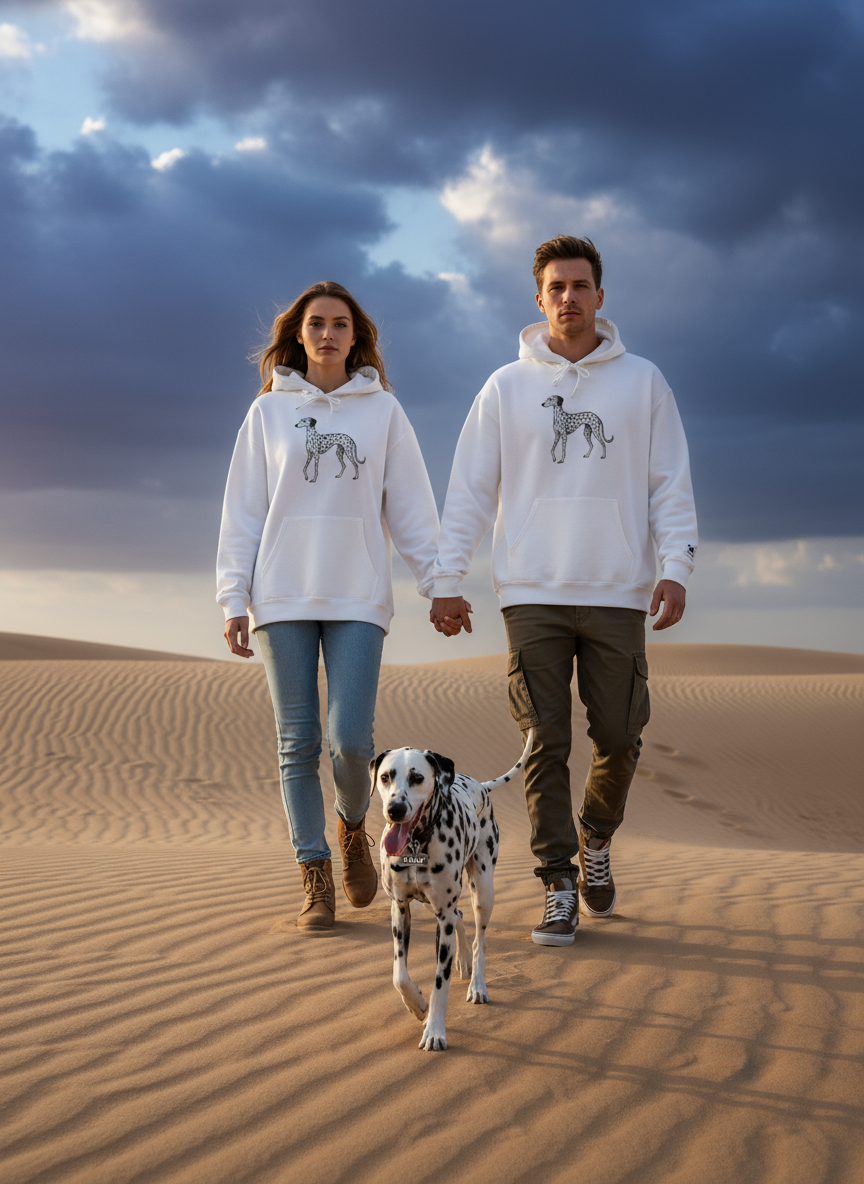 hunter dog salag   Hooded Sweatshirt,
