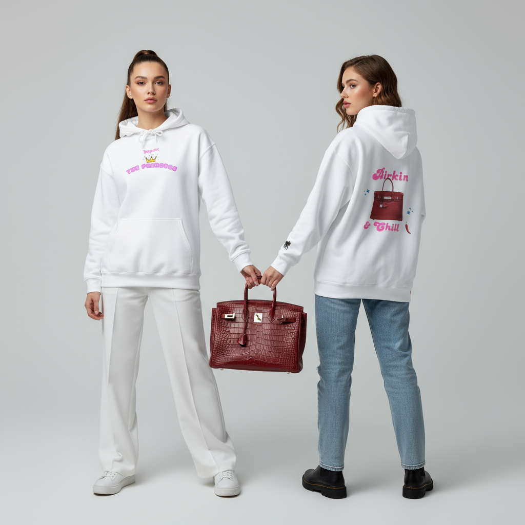 Birkin and Chill Hooded Sweatshirt