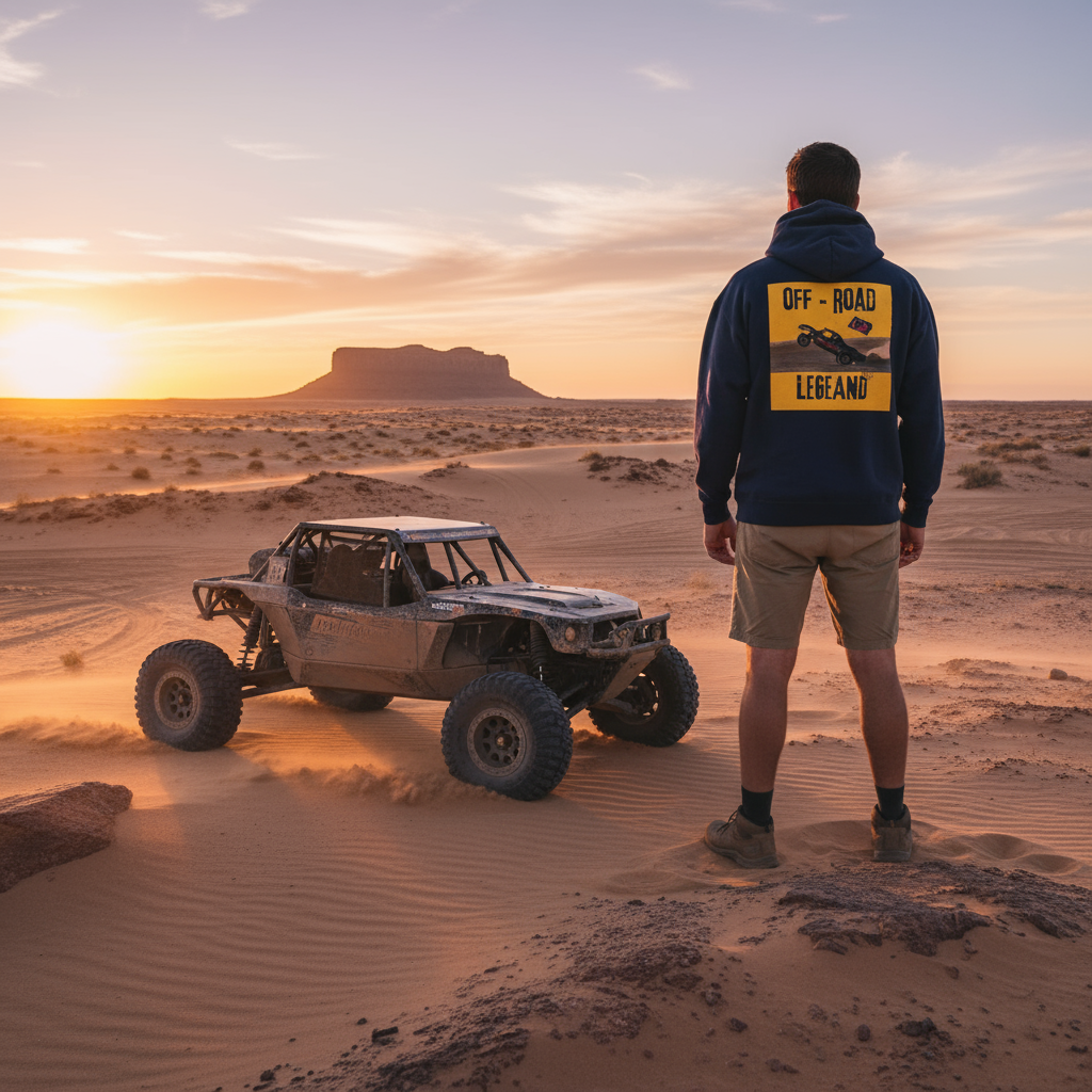 Off road  Hooded Sweatshirt, Unisex Casual Hoodie, Perfect Gift for Friends, Inspiring Apparel, Comfortable Daily Wear