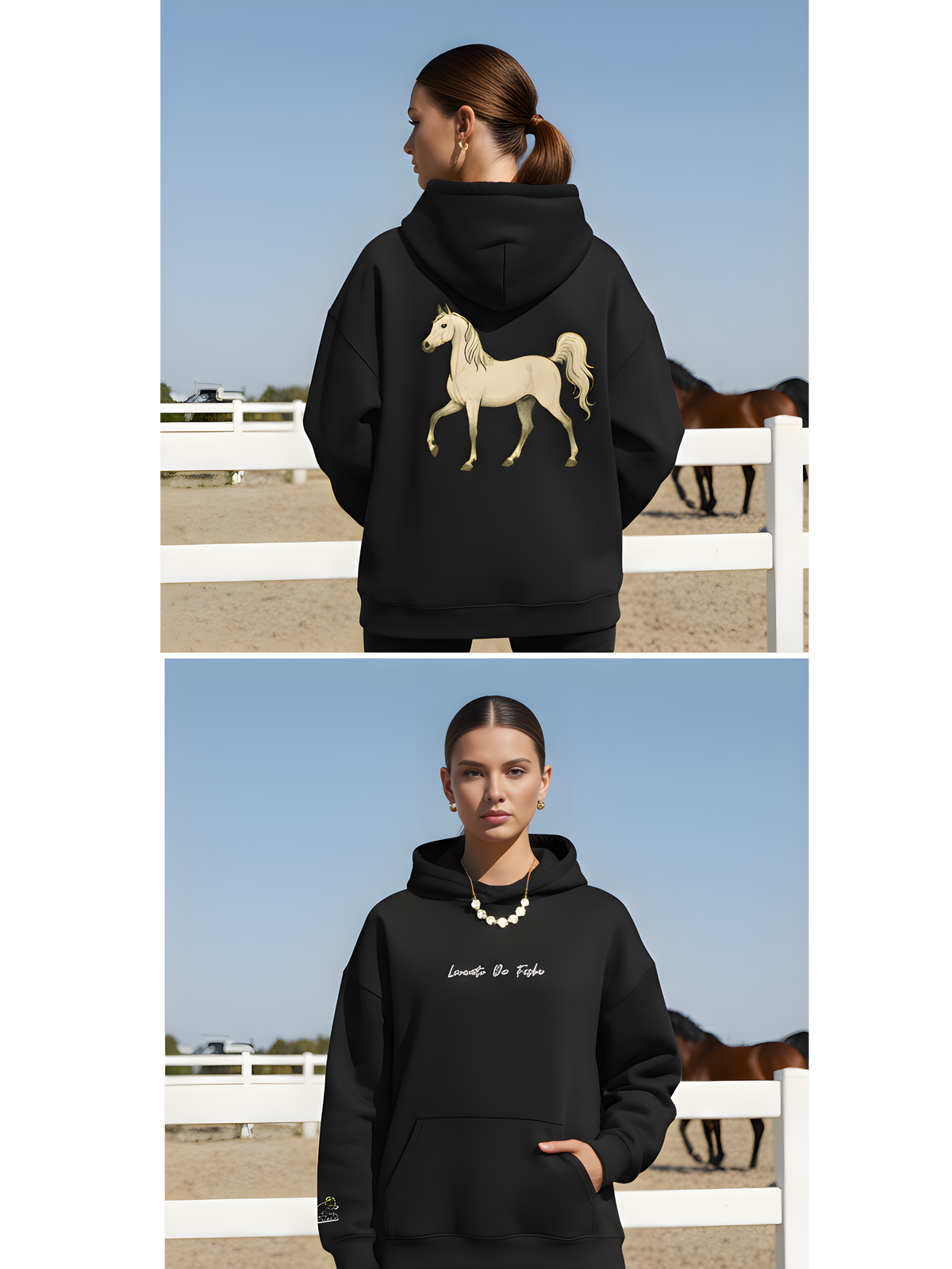 Horse Hooded Sweatshirt,